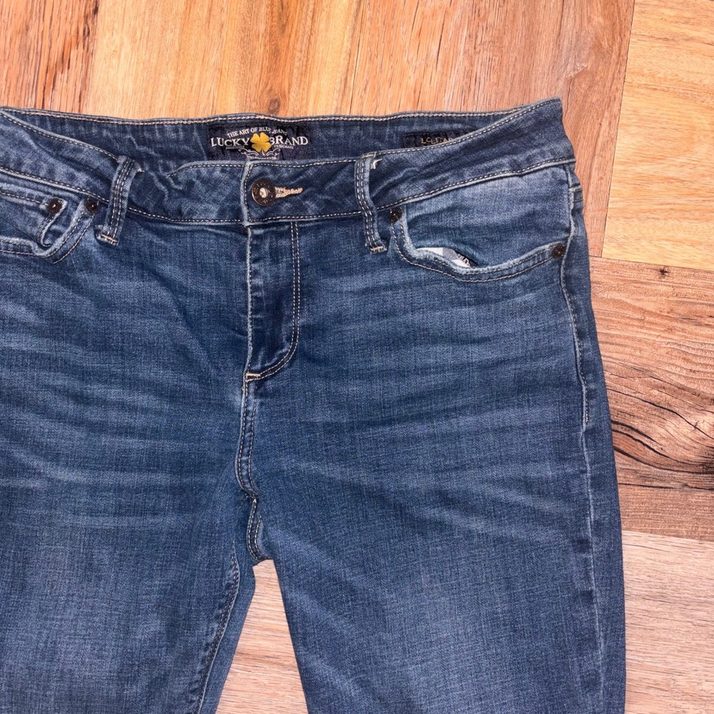 Lucky Brand Lolita Bootcut Jeans Womens 12 / 31 Dark Wash  Denim Blue Pants